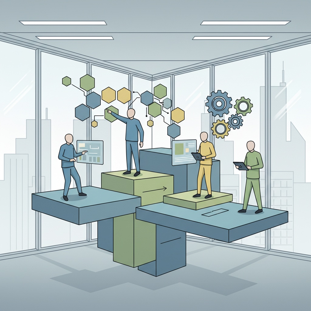 API integration platforms enabling cross-platform business functionality