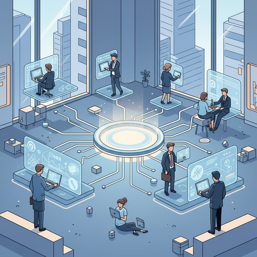 API integration platforms enabling cross-platform business functionality